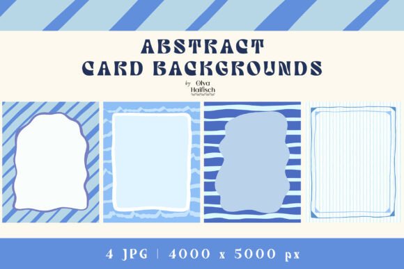 Blue Striped Border Frames: A Calming Design Asset