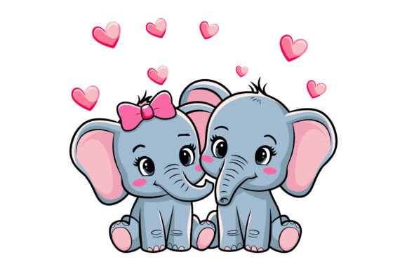 Cute Baby Elephant Vector: A Versatile Design Asset