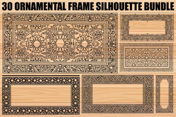 Elevate Your Projects with an Ornamental Frame SVG Bundle