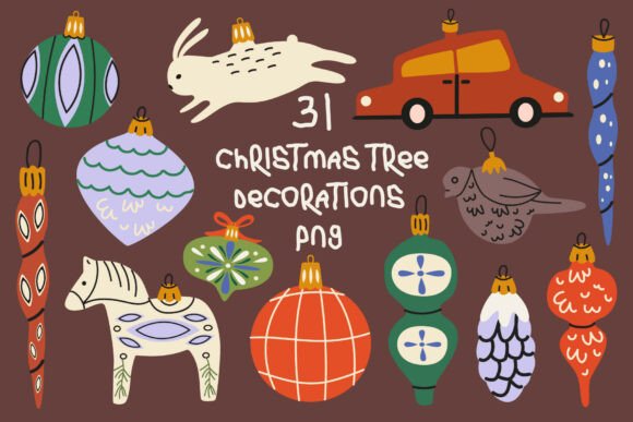 Festive Christmas Tree Decorations: A Designer's Guide to Retro Holiday Charm