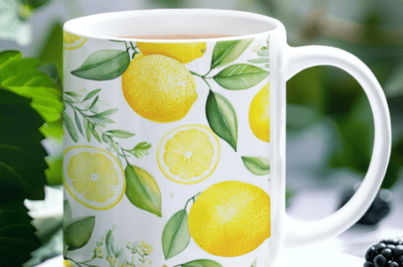 Freshen Your Designs with Watercolor Lemon Botanical Pattern Colle