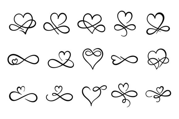 Infinity Love Flourish: The Art of Hand-Drawn Elegance in Modern Design