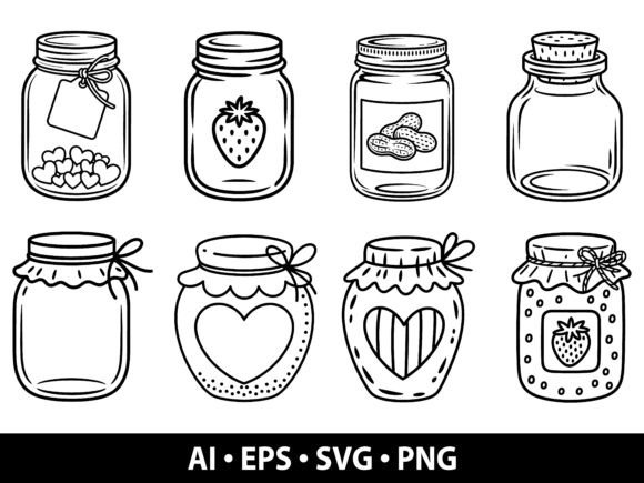 Mason Jar SVG Bundle: Farmhouse & Rustic Project Designs