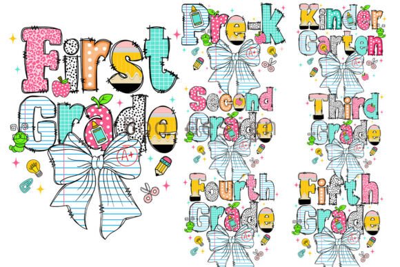Preppy Back to School Bow PNG Bundle: A Designer's Guide