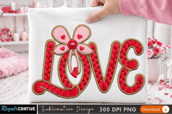 Sublimation PNG Design: Elegant Love PNG
