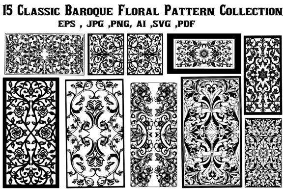 Timeless Elegance: The Classic Baroque Floral Pattern Collection