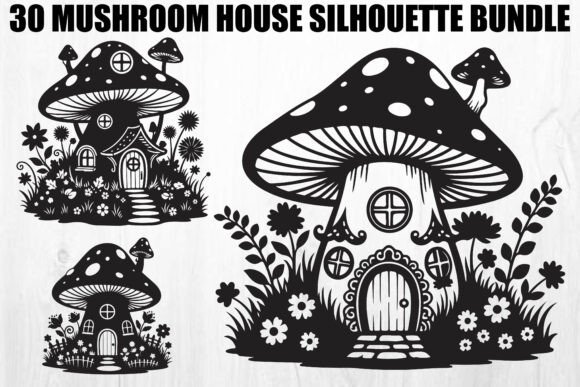Unlocking Fantasy: The Mushroom House SVG Bundle for Creative Projects