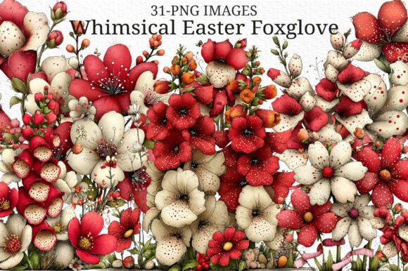Whimsical Easter Foxglove Clipart Png: A Designer's Guide
